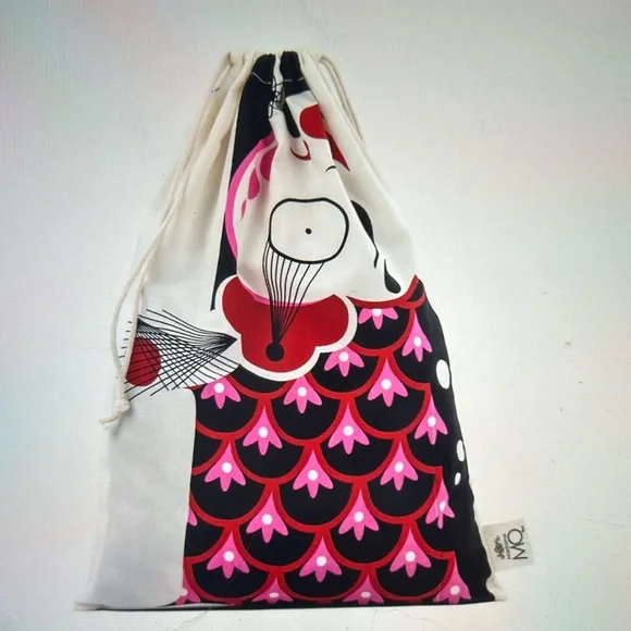 Madame MO Elegant Black KOI Bag Certified Organic - Picture 11 of 15